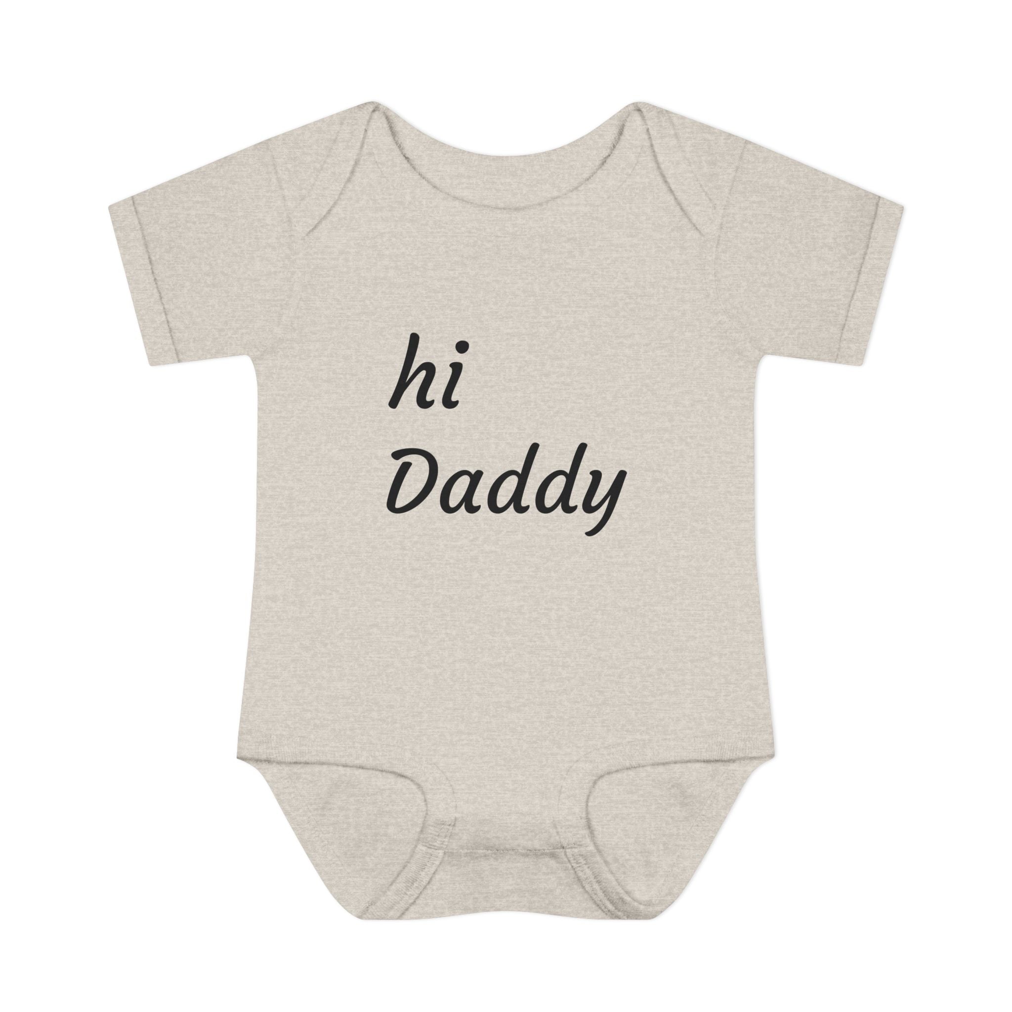 Hi Daddy Infant Bodysuit | Cute Baby Outfit, Newborn Gift, Baby Shower Apparel, Father's Day Baby Clothes, Adorable Baby Wear