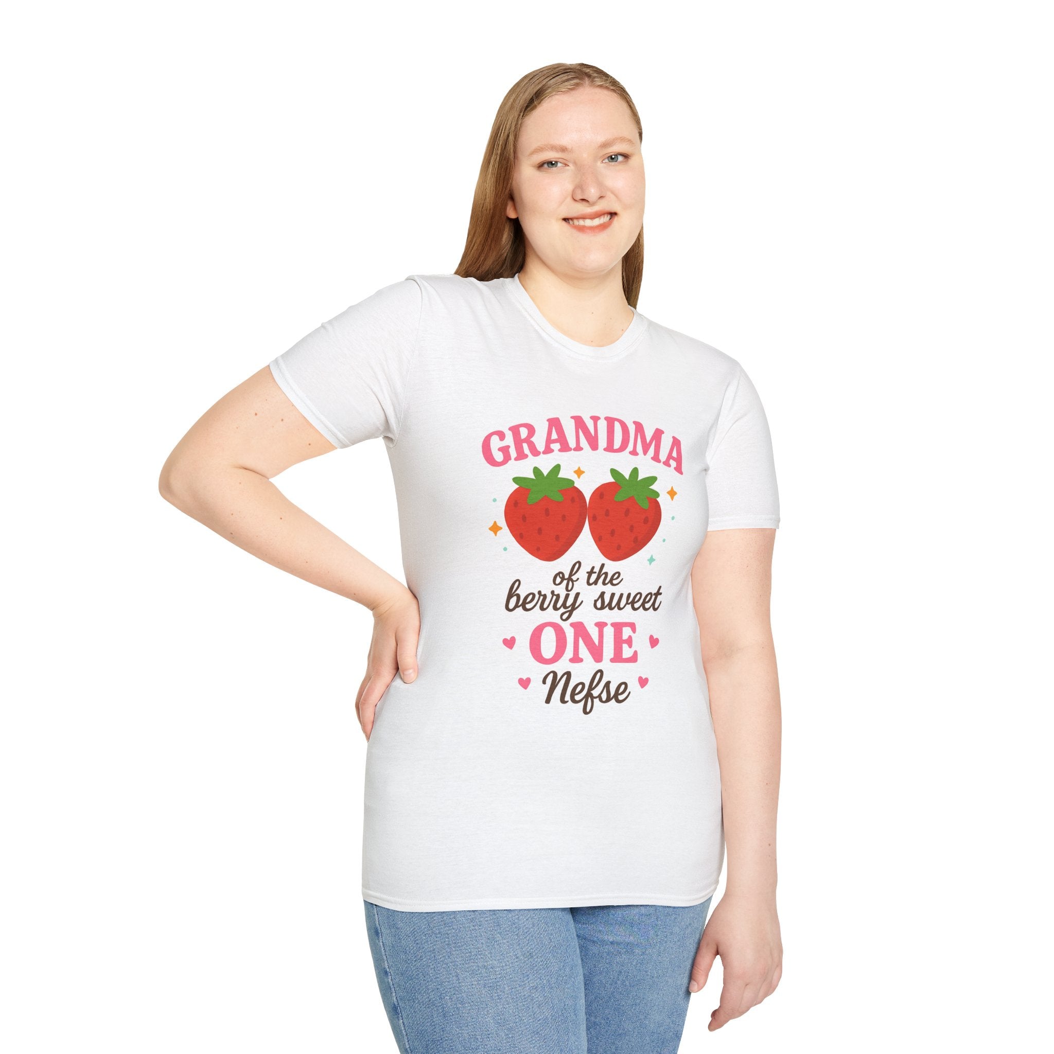 Grandma's Berry Sweet Unisex T-Shirt | Cute Gift for Grandmas, Special Occasions, Casual Wear, Strawberry Lover Tee