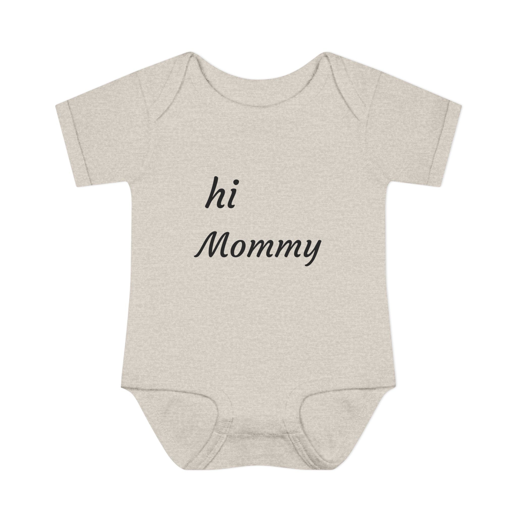 Hi Mommy Infant Bodysuit | Cute Baby Outfit, Newborn Gift, Baby Shower Apparel, Mother's Day Baby Clothes, Adorable Baby Wear