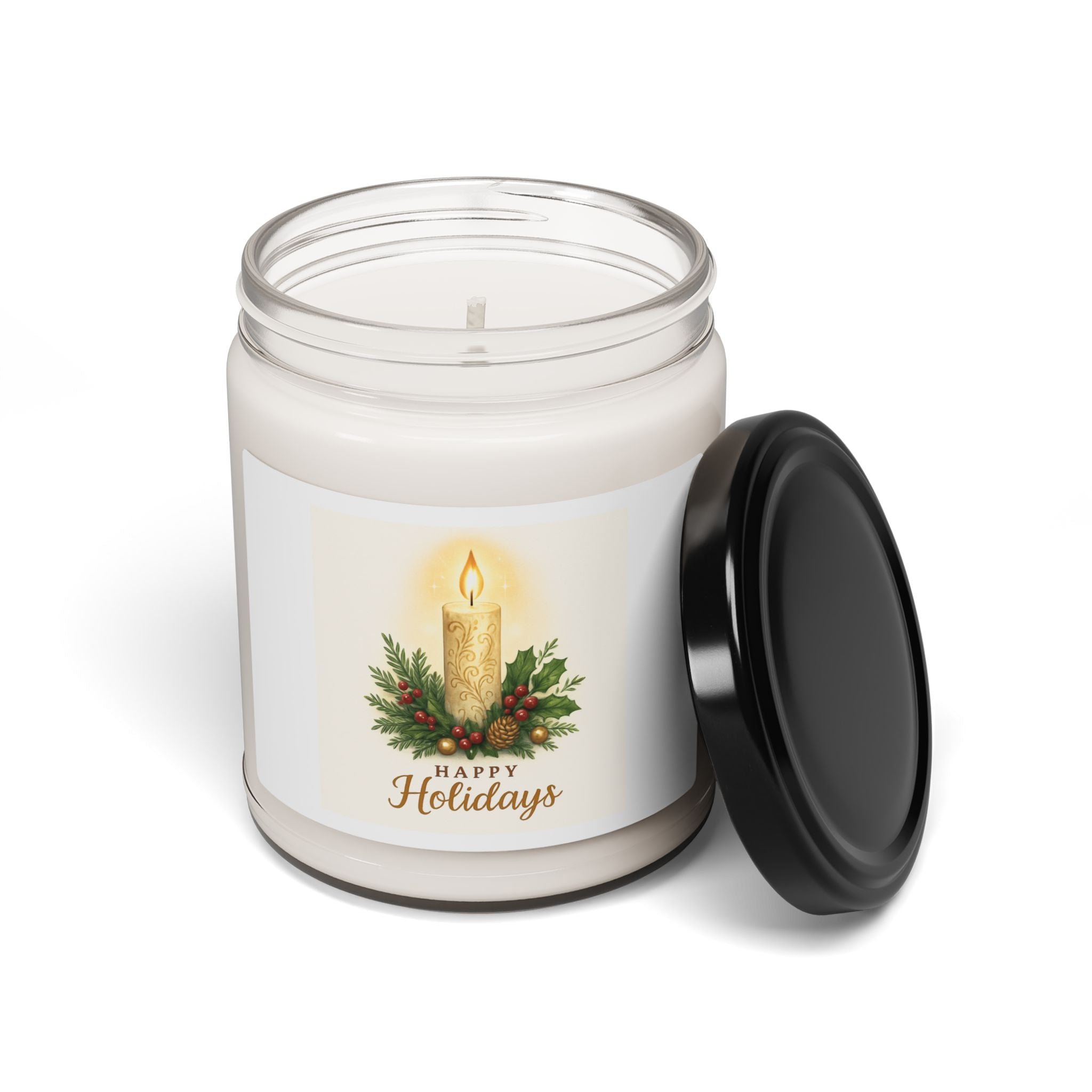 Joyful Holiday Scented Candle - Cozy Aromatherapy Gift for Home, Relaxation, Celebrations, Christmas, Special Occasions