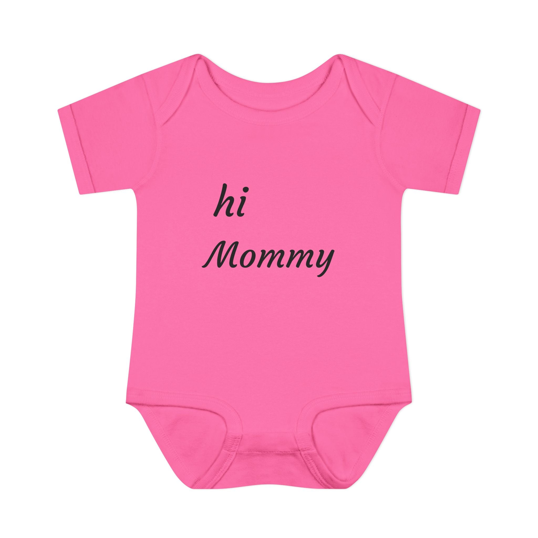 Hi Mommy Infant Bodysuit | Cute Baby Outfit, Newborn Gift, Baby Shower Apparel, Mother's Day Baby Clothes, Adorable Baby Wear