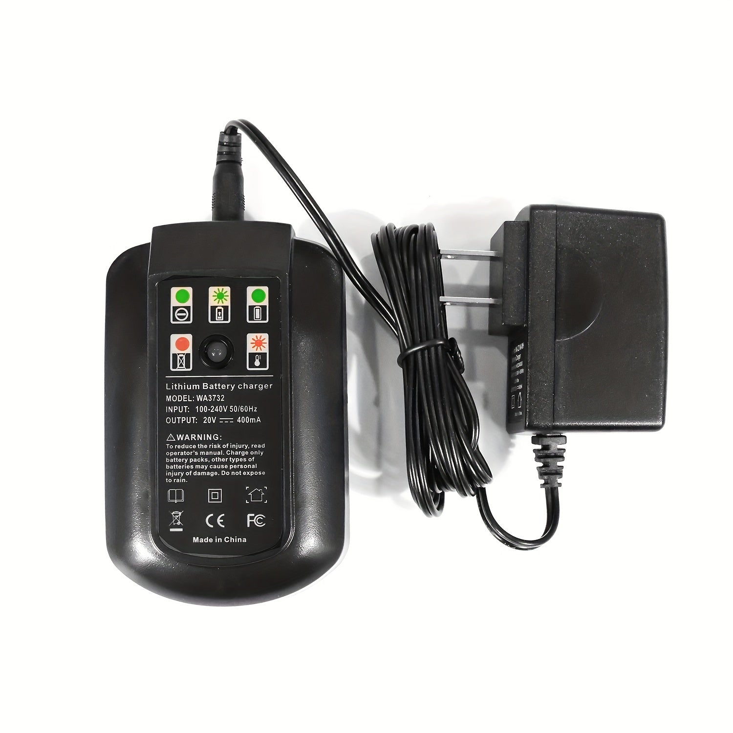 Lithium Battery Charger - WA3732 3742 For WORX 18V 20V 3-5H LED - WA3520 3525 WA3512