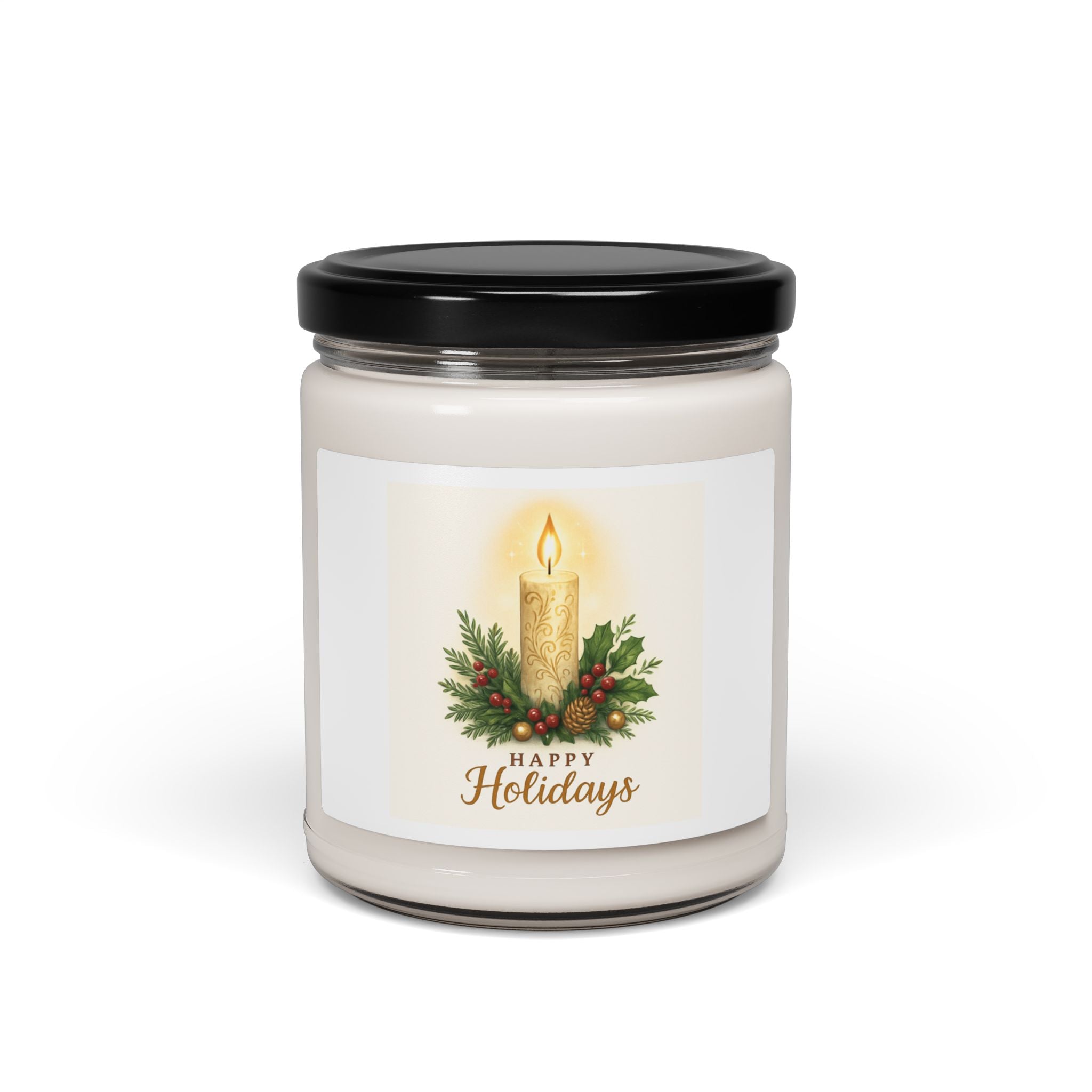 Joyful Holiday Scented Candle - Cozy Aromatherapy Gift for Home, Relaxation, Celebrations, Christmas, Special Occasions