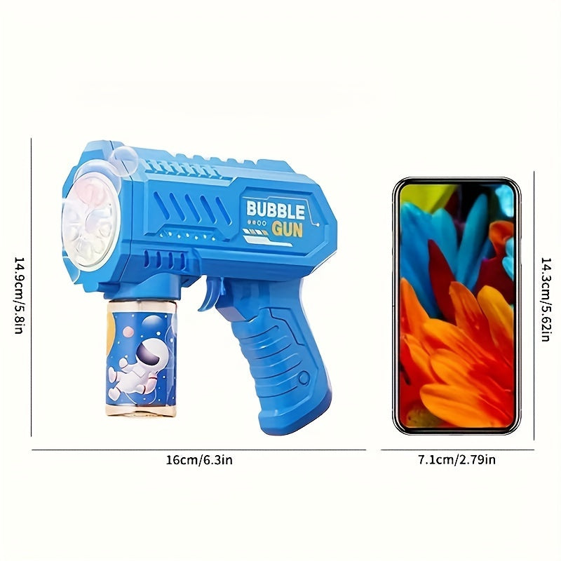 LED Bubble Blaster Gun - Perfect for Outdoor Parties, Weddings, Beach & Pool Fun - Electric Water Bubble Machine, Ideal Gift for Halloween, Christmas, Birthdays - Liquid & Battery Not Included