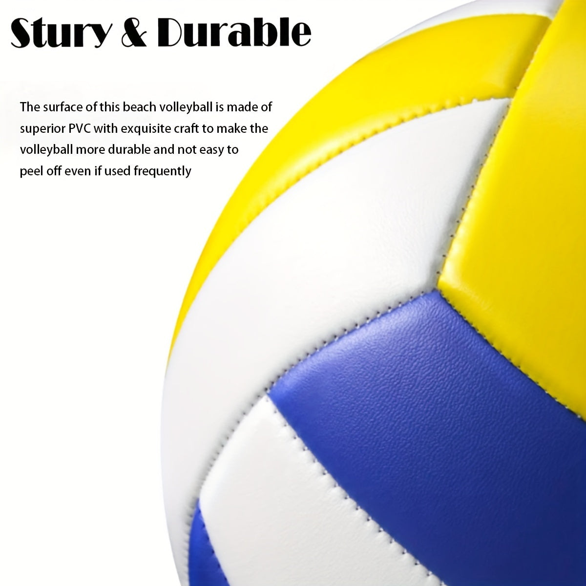 [5" Soft Volleyball] Soft PVC Indoor/Outdoor Volleyball, One Size 5 | Suitable for Beginner Adult Sports Training Game Ball