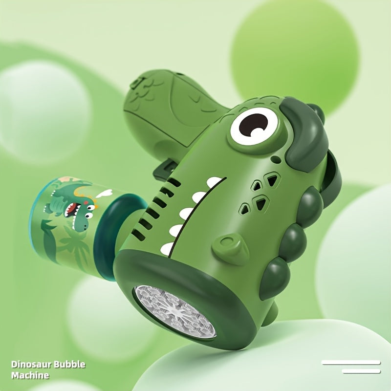 Kids Automatic Bubble Blower Gun - Dinosaur Bubble Blaster Fun Automatic Bubble Maker Toy for Youngsters, Durable Plastic, Perfect for Parties & Outdoor Play, Youngsters'S Playtime Durable Plastic