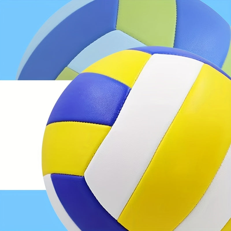 [5" Soft Volleyball] Soft PVC Indoor/Outdoor Volleyball, One Size 5 | Suitable for Beginner Adult Sports Training Game Ball