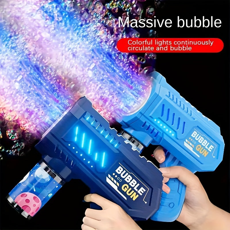 LED Bubble Blaster Gun - Perfect for Outdoor Parties, Weddings, Beach & Pool Fun - Electric Water Bubble Machine, Ideal Gift for Halloween, Christmas, Birthdays - Liquid & Battery Not Included