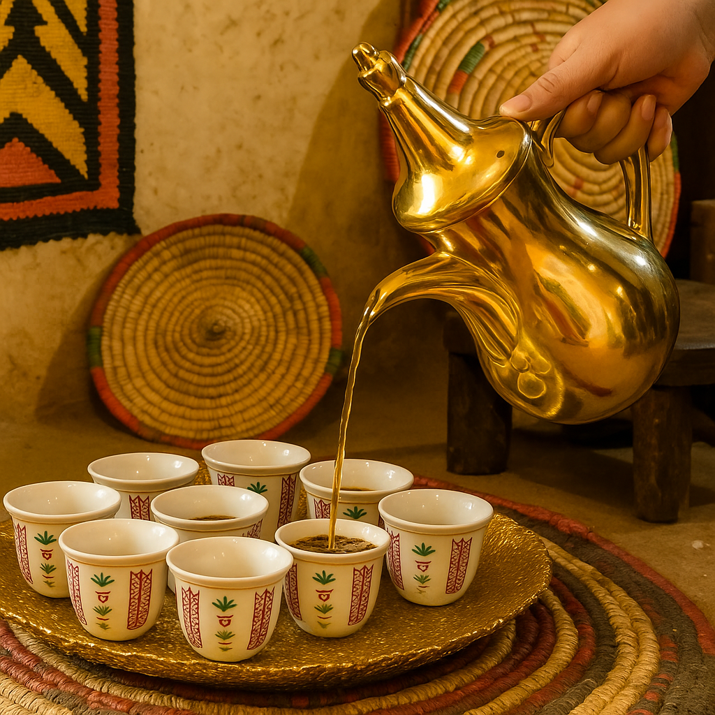 6/12pcs Ethiopian Cofee Cups Set with Gift Box, Traditional Coffee Cups, Ceramic