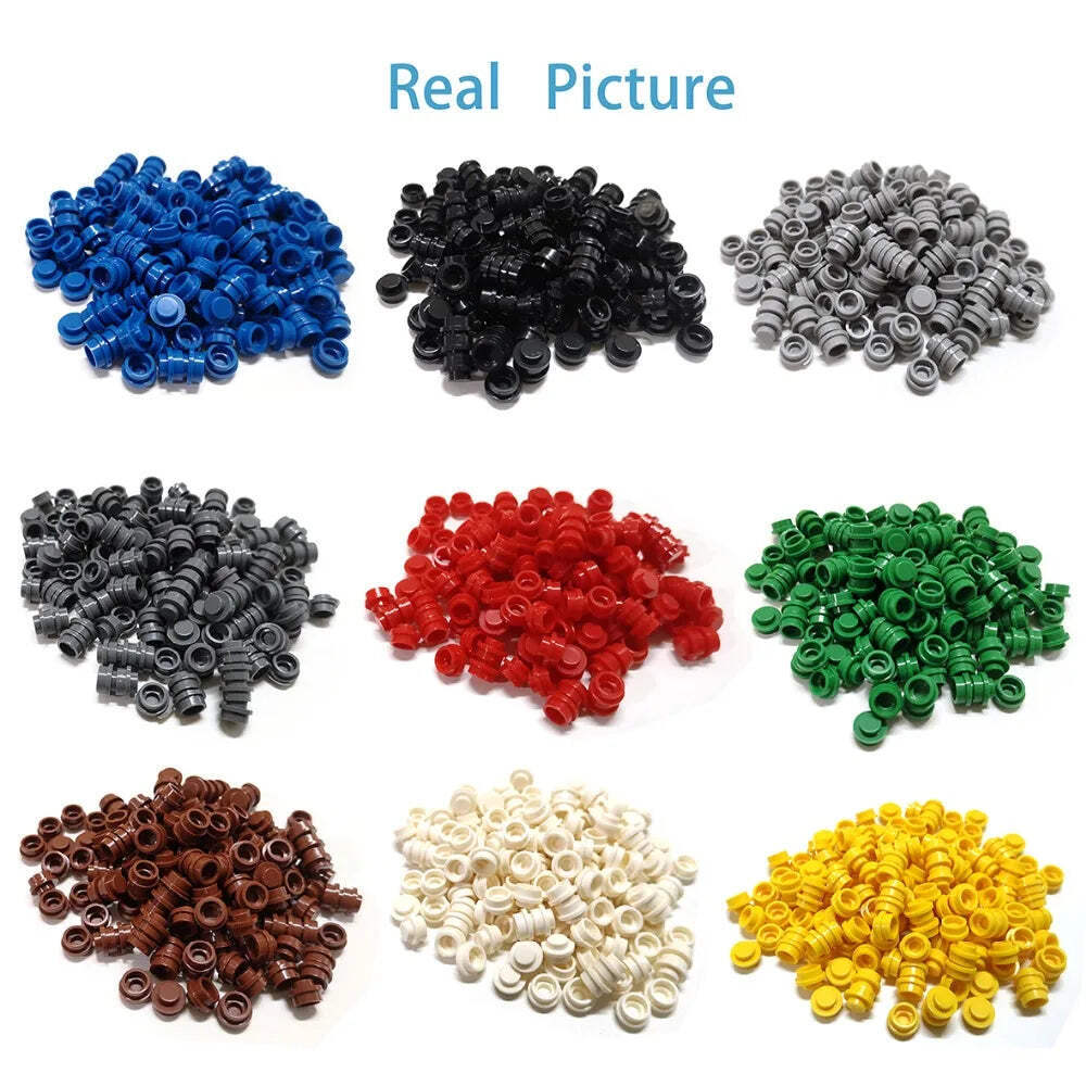 600pcs DIY Building Blocks - Thin Figures Bricks Lamp - 12Colors Educational Cre