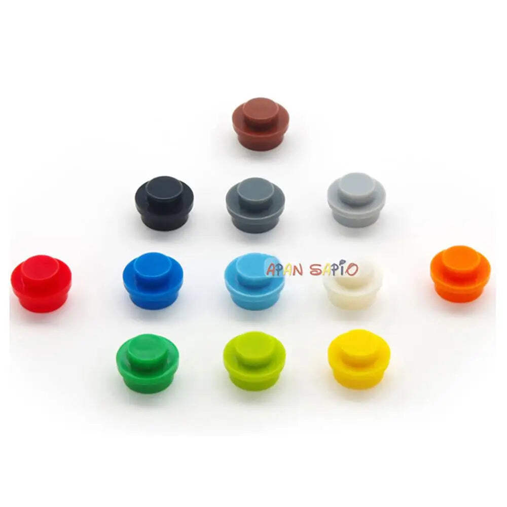 600pcs DIY Building Blocks - Thin Figures Bricks Lamp - 12Colors Educational Cre