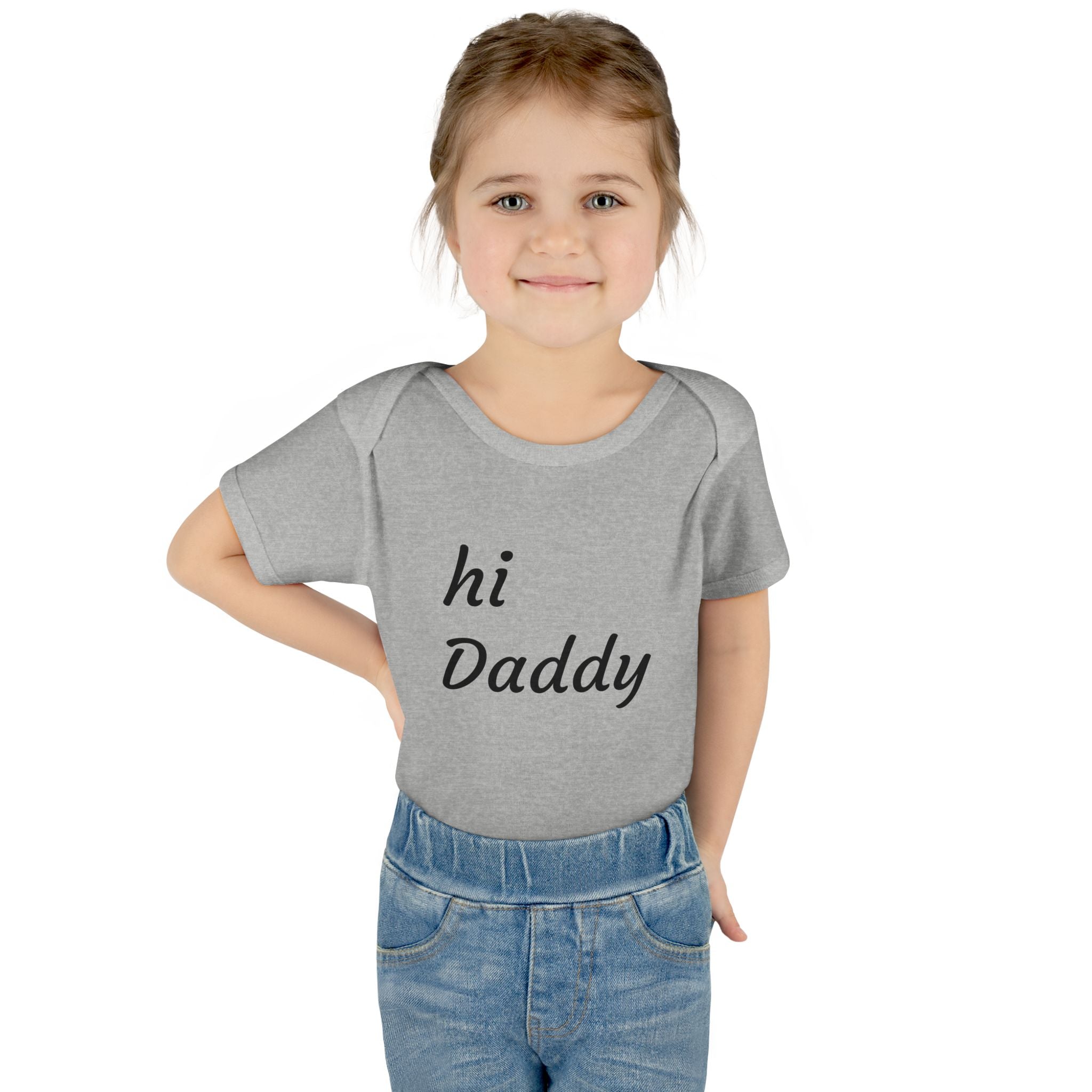 Hi Daddy Infant Bodysuit | Cute Baby Outfit, Newborn Gift, Baby Shower Apparel, Father's Day Baby Clothes, Adorable Baby Wear