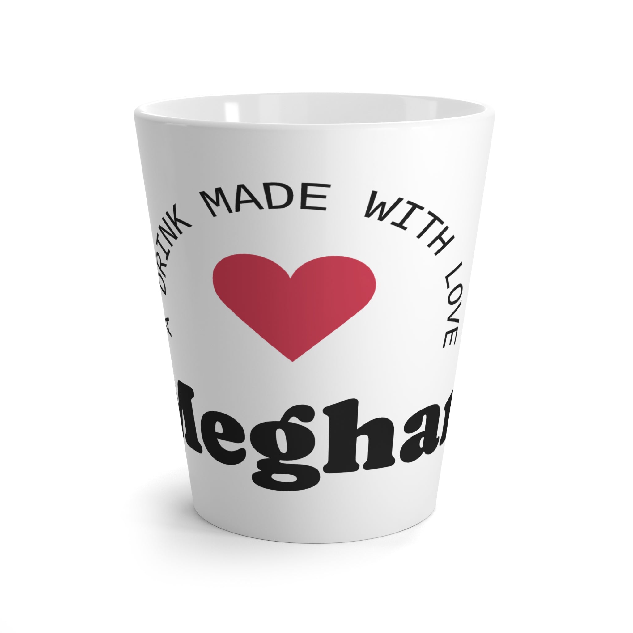Personalized Love Latte Mug, Unique Gift for Coffee Lovers, Custom With Your Name -  Perfect for Birthdays, Anniversaries, and Special Occasions