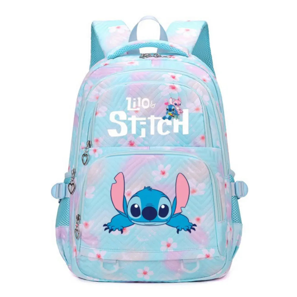 Lilo Stitch Girls Backpack Shoulder Bags New School Bag Lightweight Travel Bags