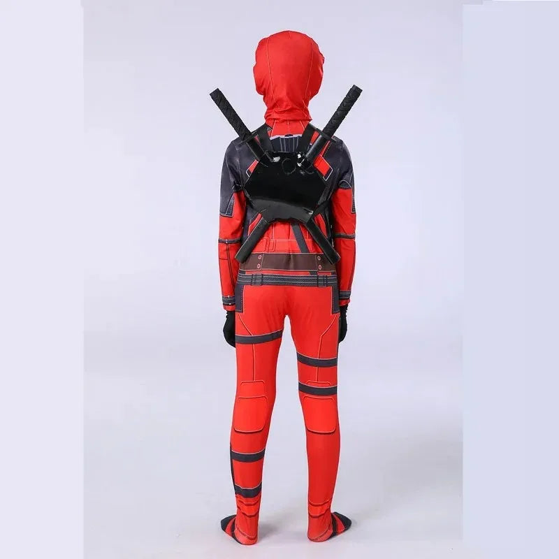 Anime Halloween Costume Adult Children Cosplay Mask Backpack Suit Jumpsuit Superhero Cosplay Bodysuit Jumpsuit