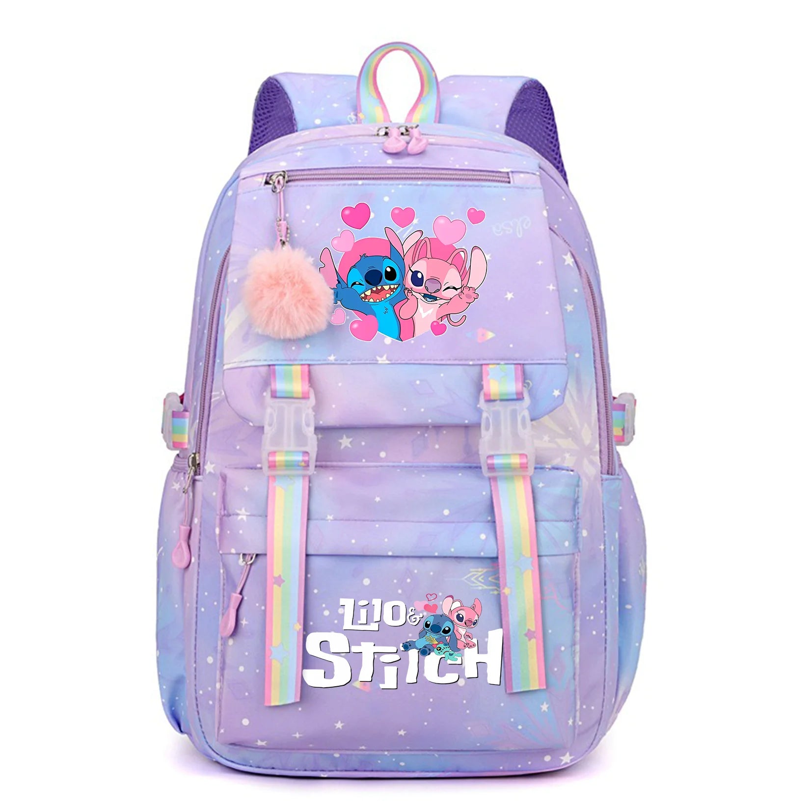 Stitch Kids Backpack Bookbag Bag Student Children Knapsack Schoolbag Travel Commute Bag