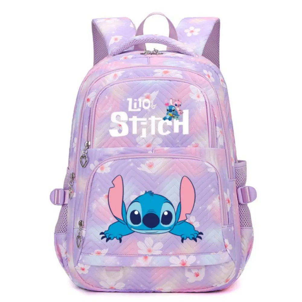 Lilo Stitch Girls Backpack Shoulder Bags New School Bag Lightweight Travel Bags