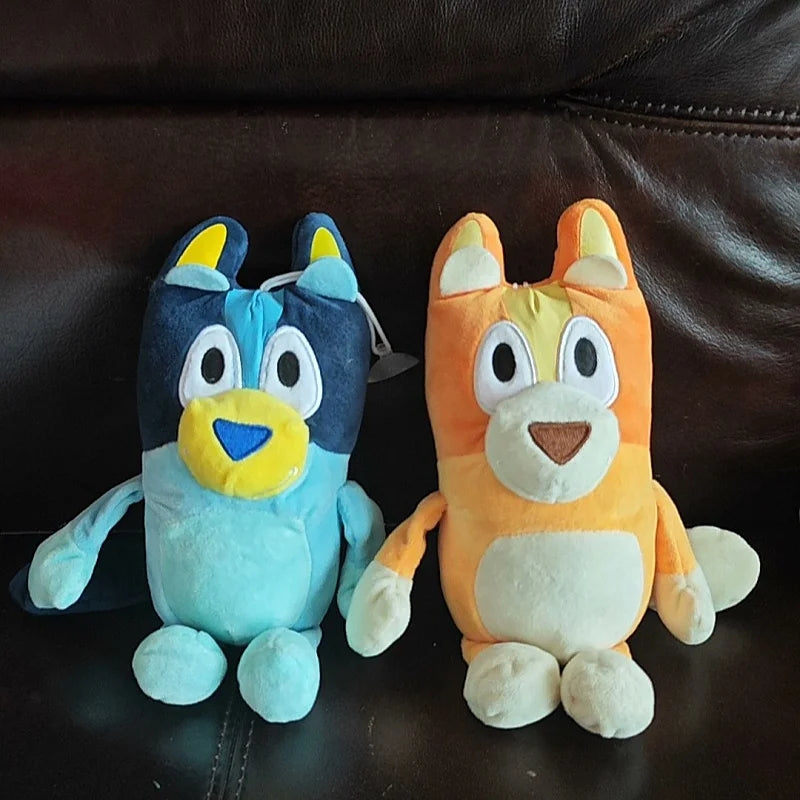 17/28/40cm Bluey & Bingo Family Plush Toys - Cartoon Dog Animals Stuffed Soft Plush Dolls Perfect For Birthday & Christmas Gifts