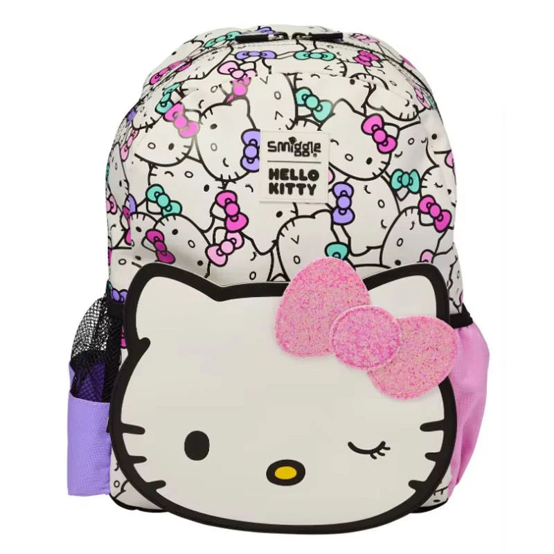 Sanrio Hello Kitty Children's School Bag Cartoon Series Anime Backpack for Student Lunch Bag Girl Gift