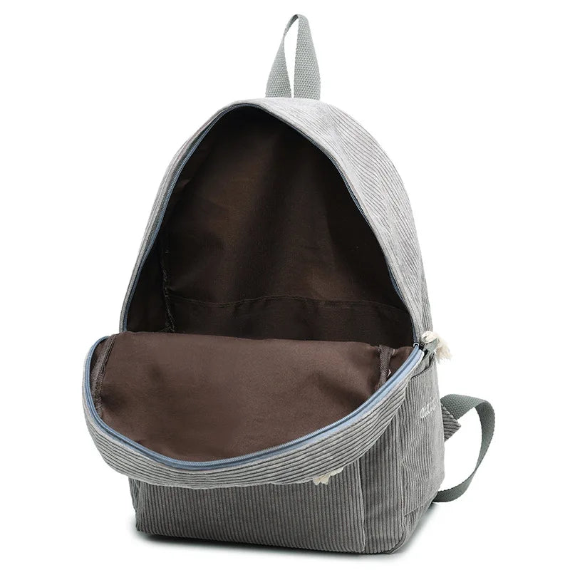 Schoolbag female Korean version Kapo Harajuku ulzzang High School student personality cashmere preppy backpack female backpack