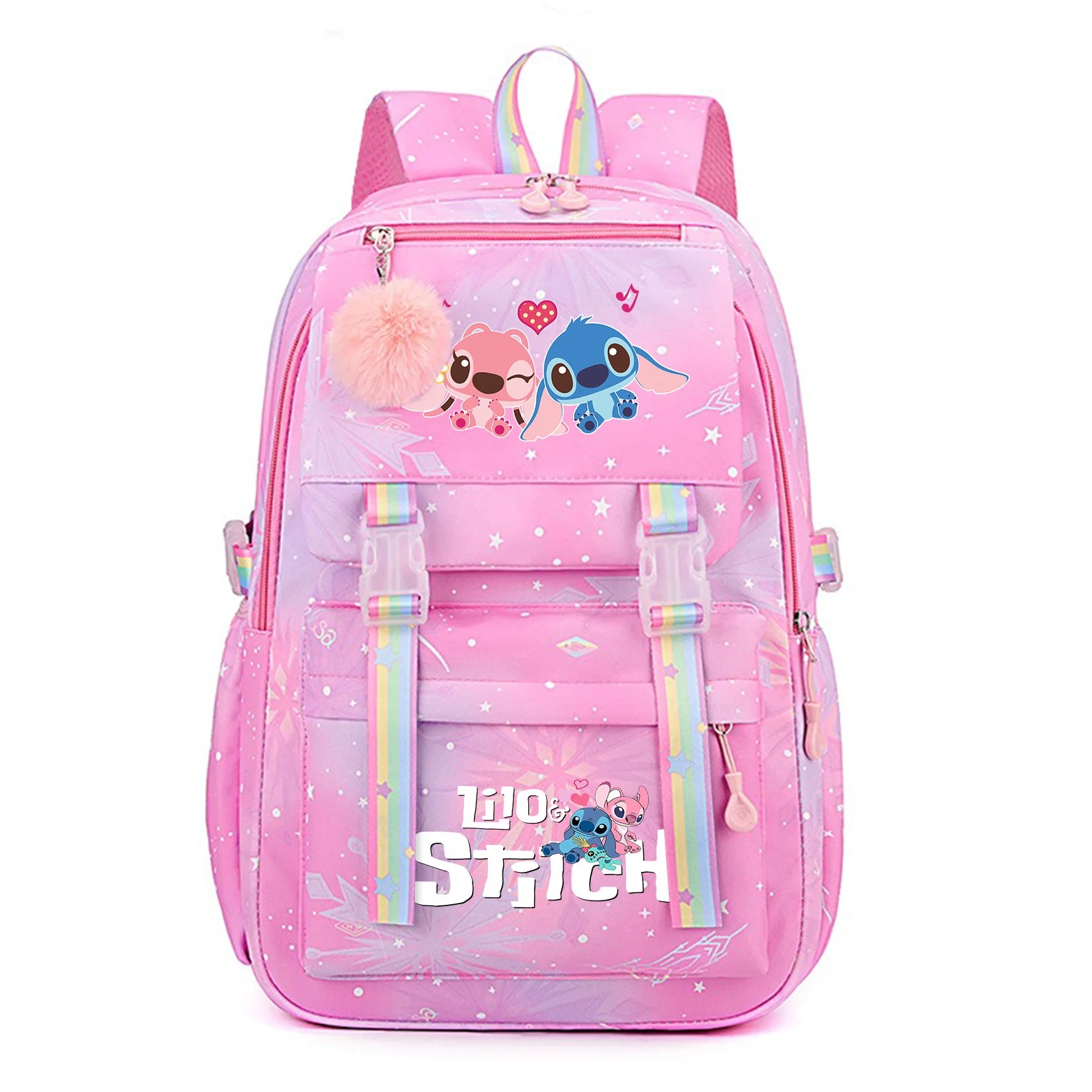 Stitch Kids Backpack Bookbag Bag Student Children Knapsack Schoolbag Travel Commute Bag