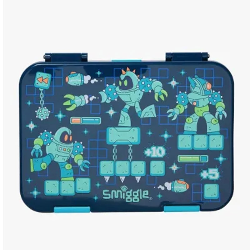 Smiggle Medium-Sized Backpack For Elementary School Students, Cartoon School Bag For Boys, Lunch Box Wallet, Student Supplies