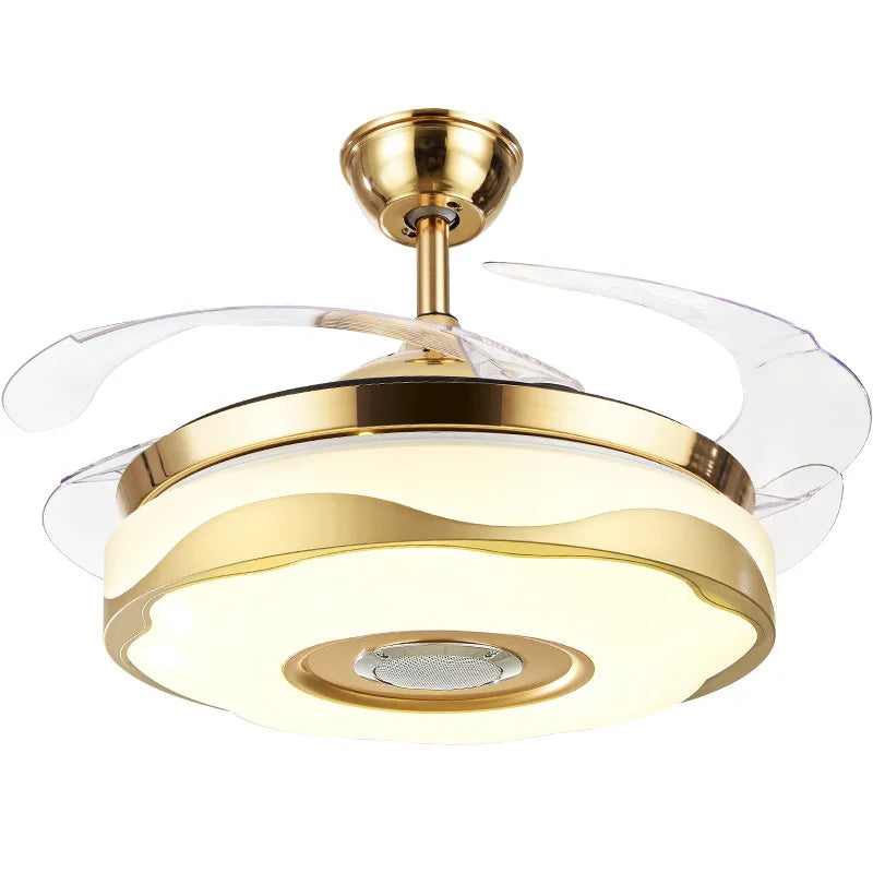 Invisible Fan Lamp Led Dining-Room Lamp 42-Inch LED - Ceiling Fan Light - Fan Music Lamp - LED