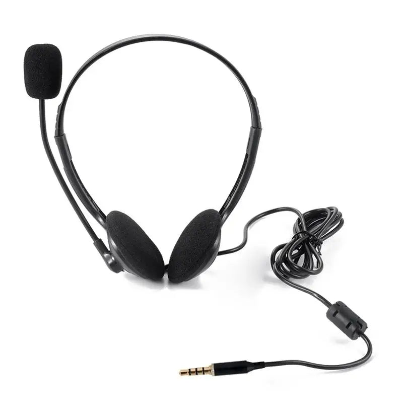 3.5mm jack Call Center Clear Voice Office School PC Gaming With Microphone Wired Computer Headset Volume Control Noise Reduction