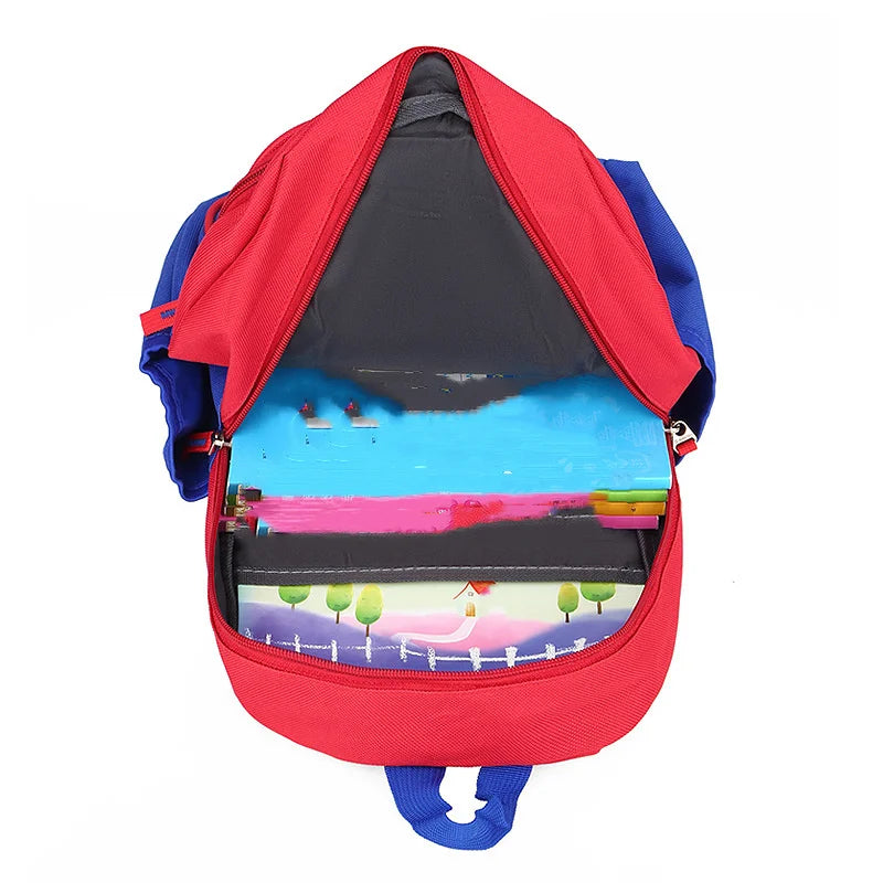 3pcs Marvel Spider-Man Backpack Casual Lightweight Cartoon Design Schoolbag- Includes Rucksack, Pencil Case, Lunch Bag
