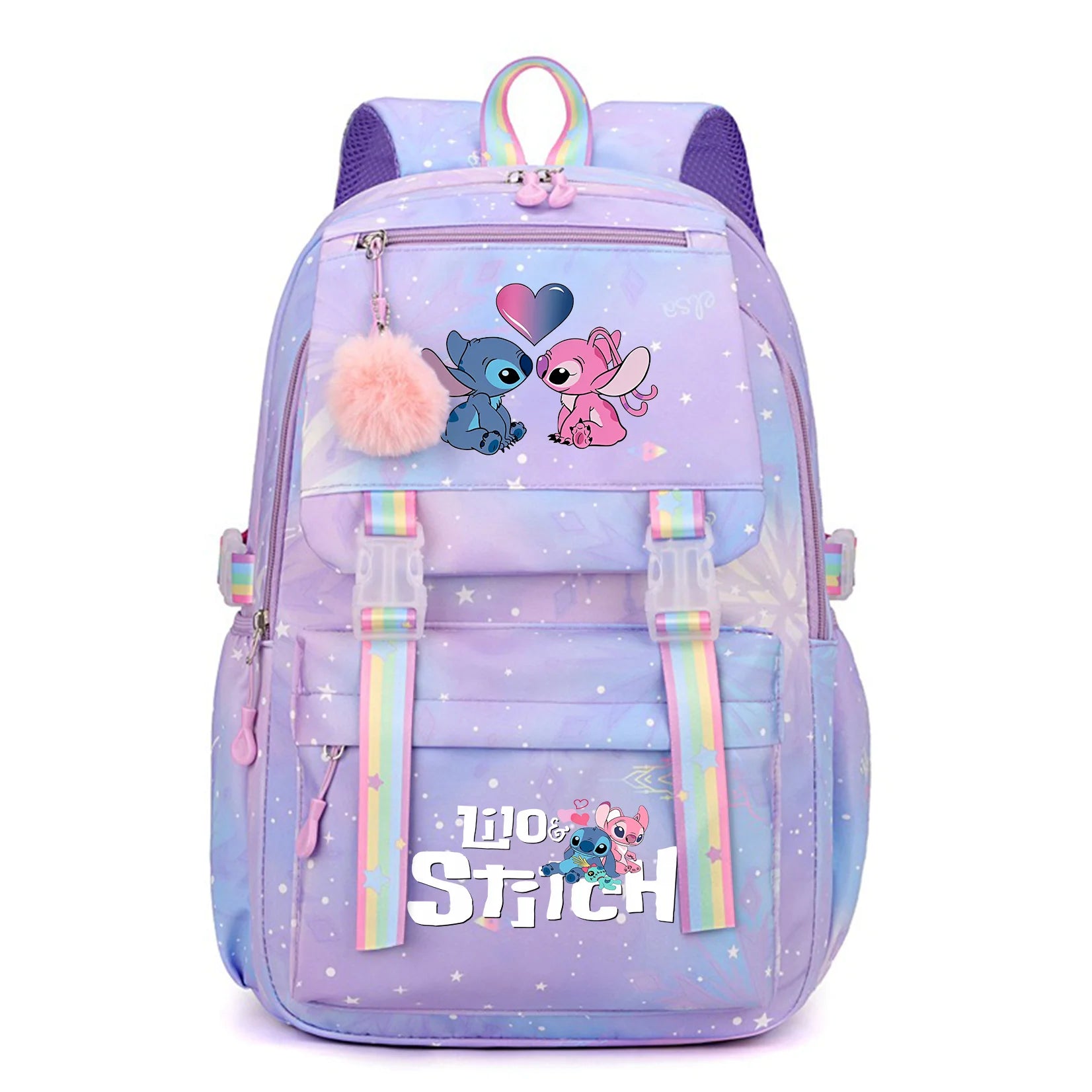 Stitch Kids Backpack Bookbag Bag Student Children Knapsack Schoolbag Travel Commute Bag