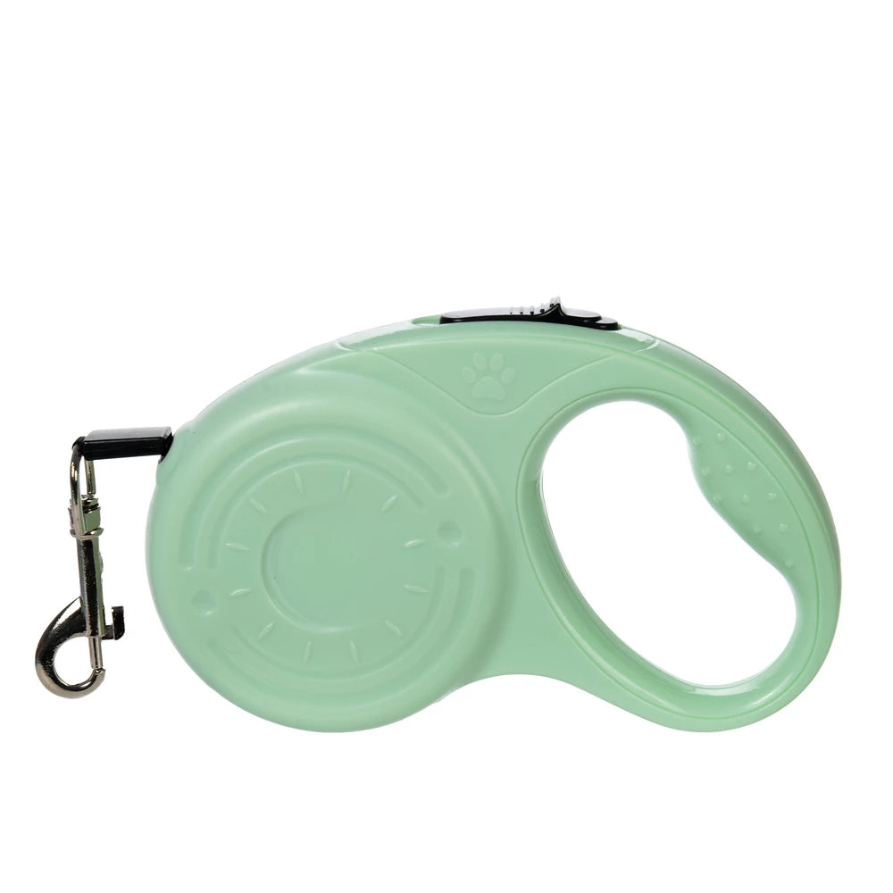 3M/5Metre Dog Leash Walking Automatic Pet Collar ABS Case Nylon Rope Dog Harness Dog footprint Puppy Dog Footprints Keychain