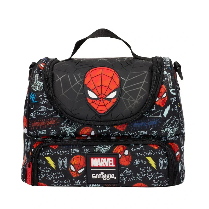 Marvel Spider Man Australia Smiggle Backpack Boy Backpack Student Backpack Water Bottle Lunch Bag Pencil Case Stationery