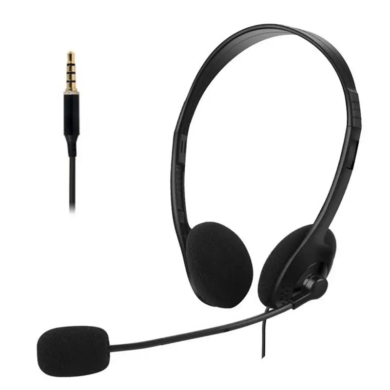 3.5mm jack Call Center Clear Voice Office School PC Gaming With Microphone Wired Computer Headset Volume Control Noise Reduction