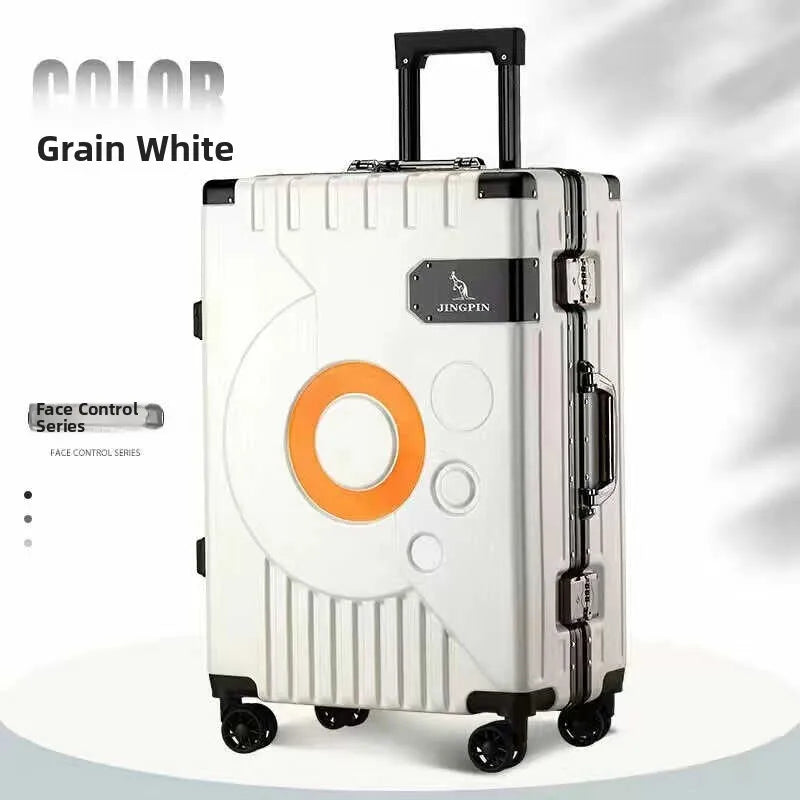 Large Capaci Aluminum Alloy Frame Lage Suitcase Hand Pull Men's 20 Inch 24 Inch Durable Travel Bag
