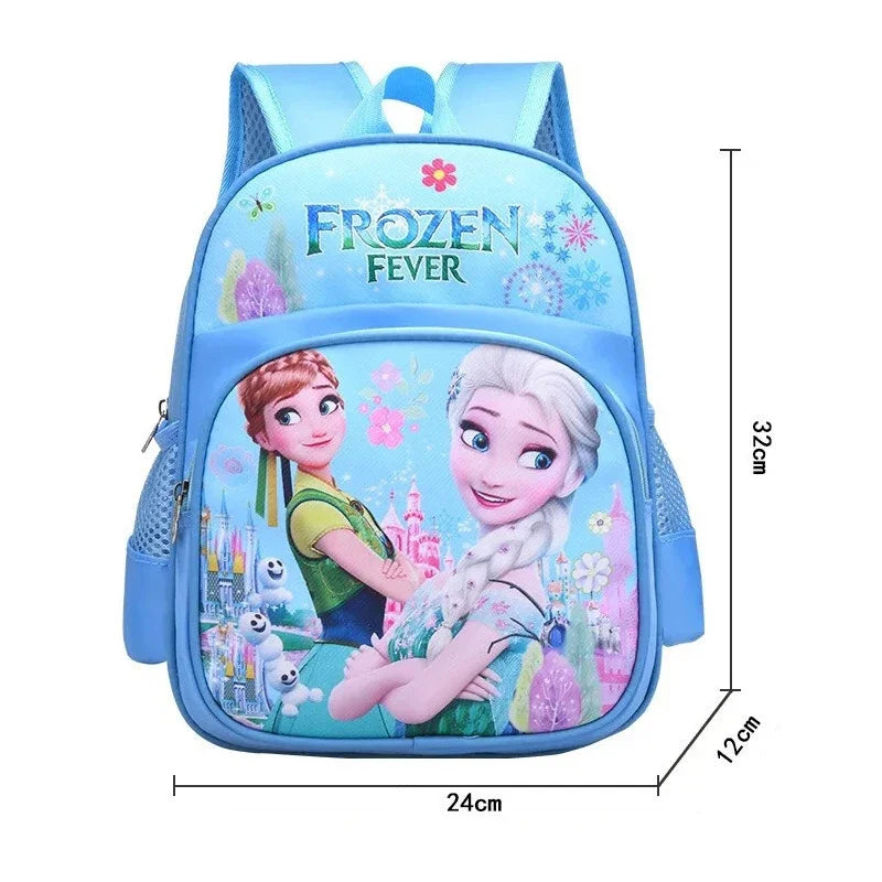 Frozen Backpack Elsa Anna Princess Cartoon Schoolbag Girls Backpack Children Primary School Schoolbag Travel Luggage Bag