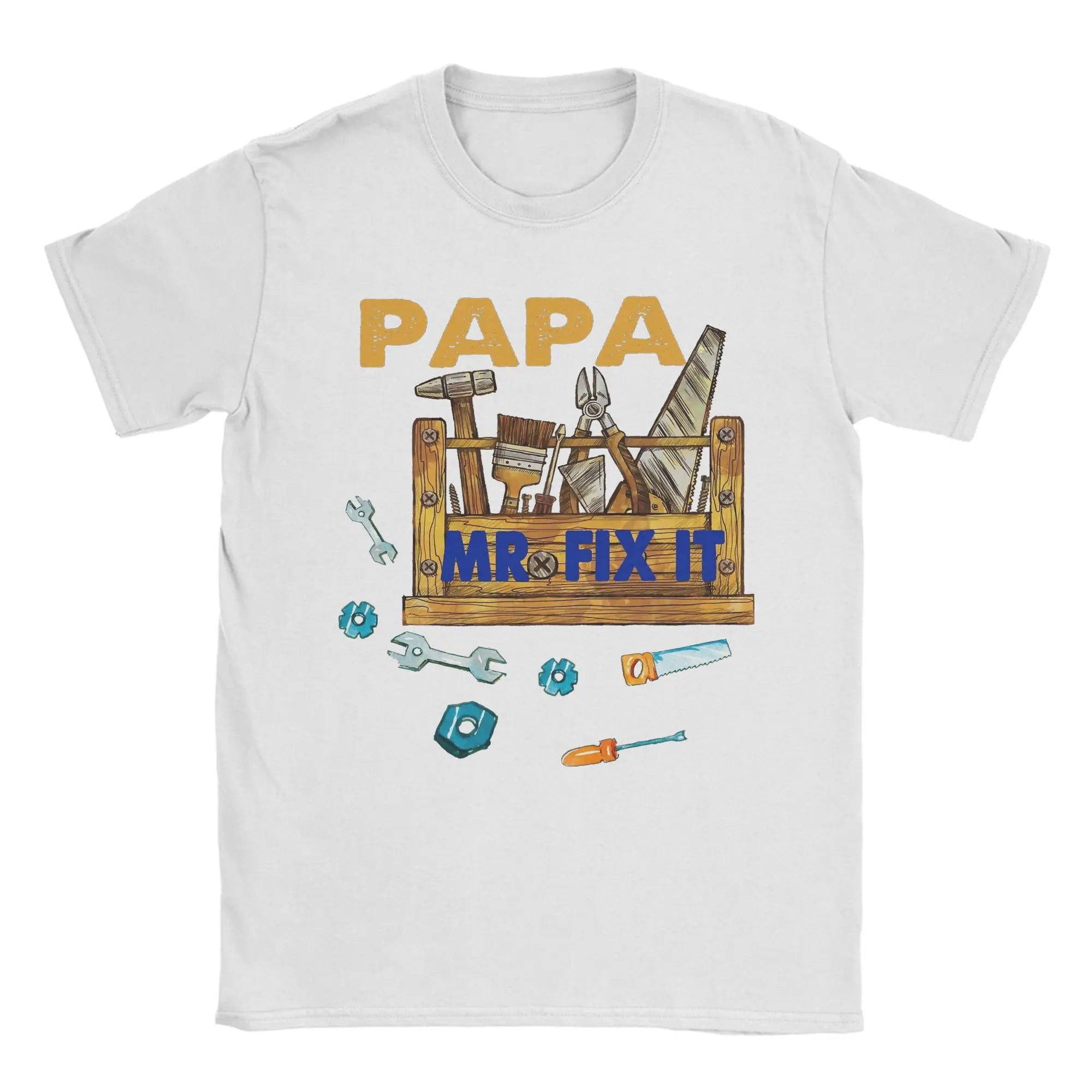 Papa Mr Fix it -  Happy Father's Day Gifts Tee Shirt for Men - Cotton Clothes