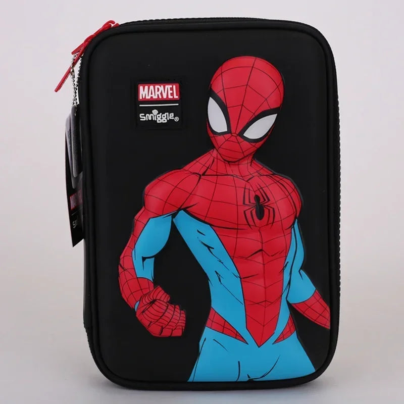 Marvel Spider Man Australia Smiggle Backpack Boy Backpack Student Backpack Water Bottle Lunch Bag Pencil Case Stationery