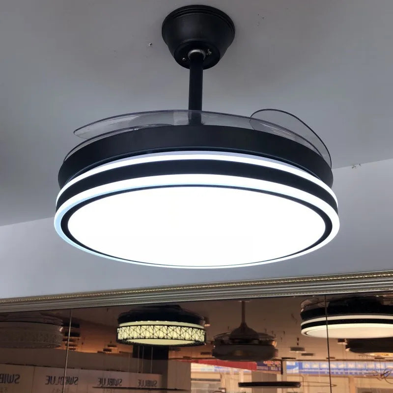 Invisible Fan Lamp Led Dining-Room Lamp 42-Inch LED - Ceiling Fan Light - Fan Music Lamp - LED