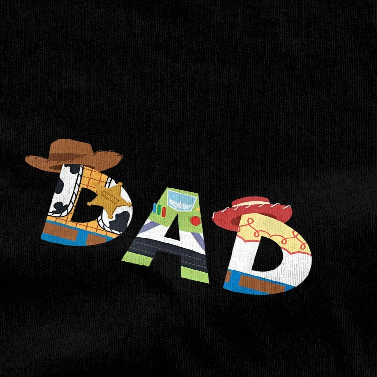 Pixars Toy Story Dad Fathers Day Birthday T-Shirt Man Y2K Funny Cotton T-Shirts Summer O-Neck Novelty Tees
