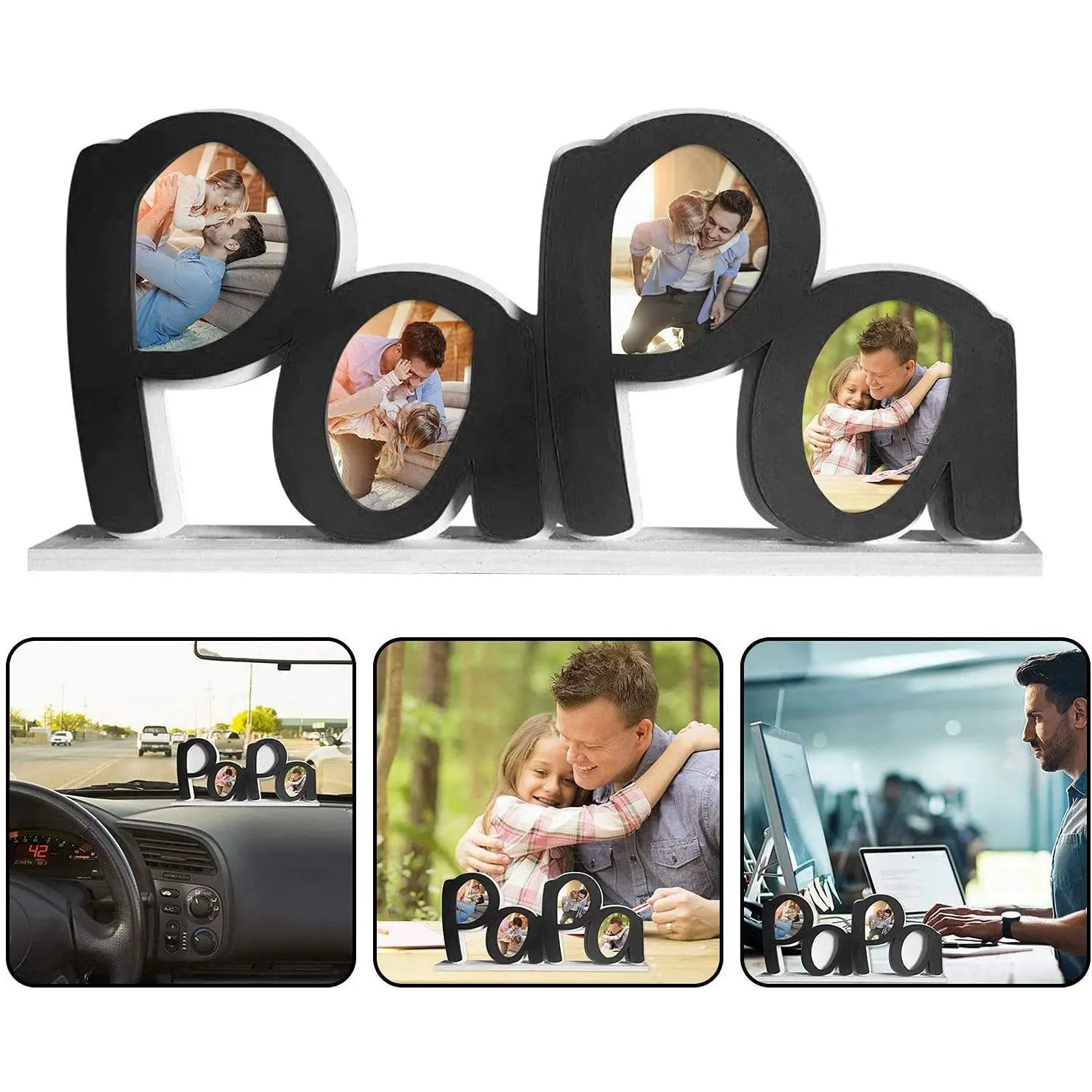 Father's Day Gift - Picture Frame - Black