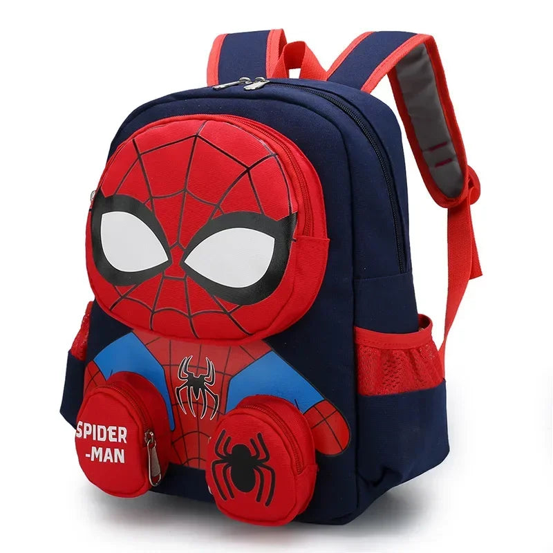 Marvel Spider Man Large Capacity Children's Backpack Stereoscopic Cartoon Multiple Pockets Schoolbag