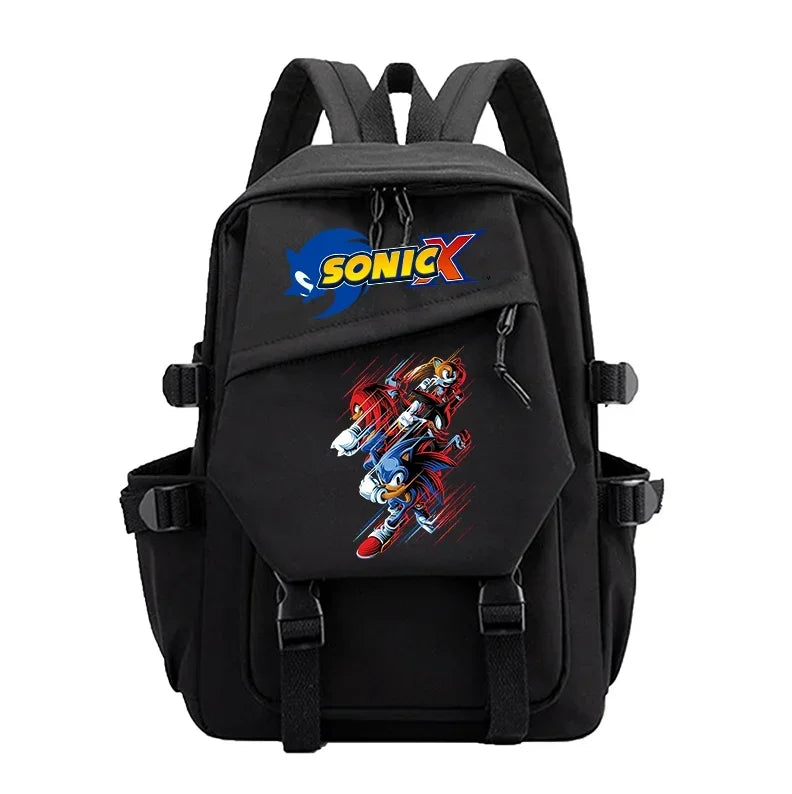Sonics Schoolbag School of Magic Backpack Oxford Cloth Material Knapsack Printing Wear-resistant Rucksack Child Gift