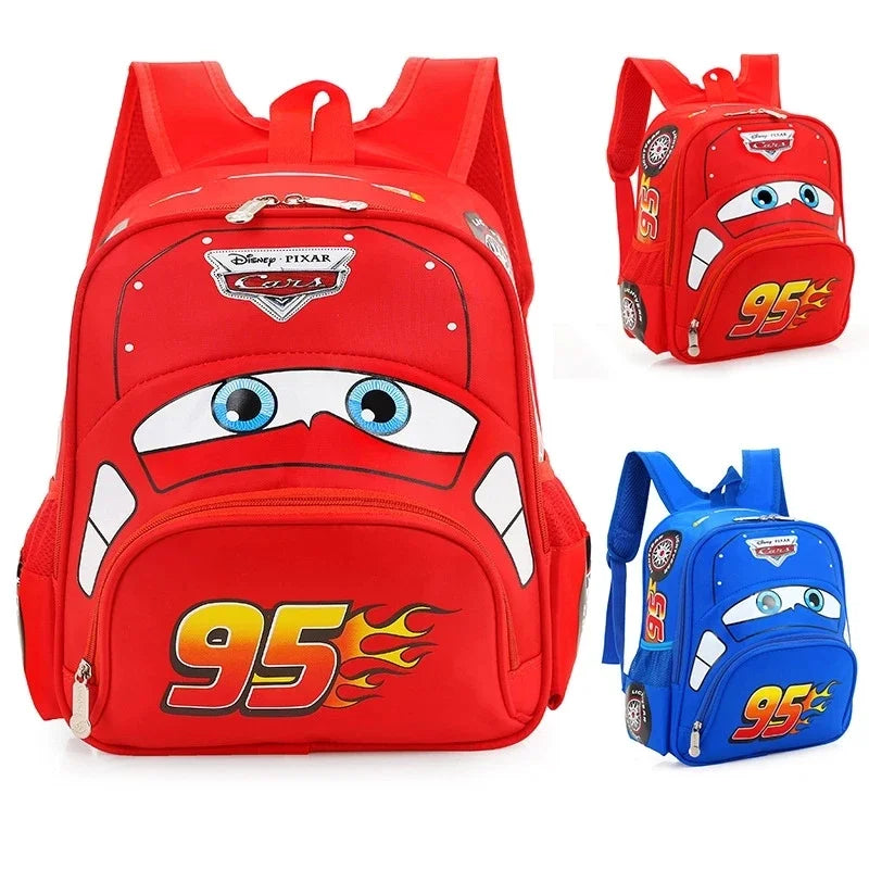 DISNEY PIXAR Cars kindergarten schoolbag , backpack 3D cartoon car