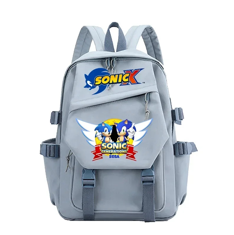 Sonics Schoolbag School of Magic Backpack Oxford Cloth Material Knapsack Printing Wear-resistant Rucksack Child Gift