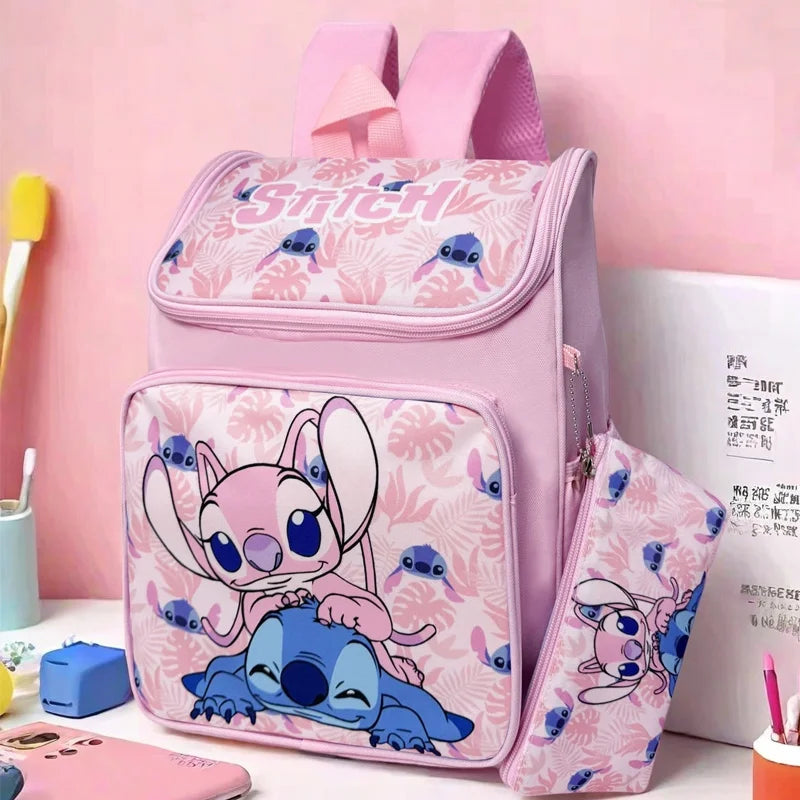 Disney Stitch backpack two-piece set - with Pencil Bag or Makeup Bag or Cosmetic Bag or Vacation Organizer