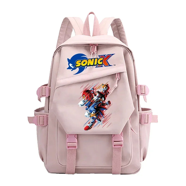Sonics Schoolbag School of Magic Backpack Oxford Cloth Material Knapsack Printing Wear-resistant Rucksack Child Gift