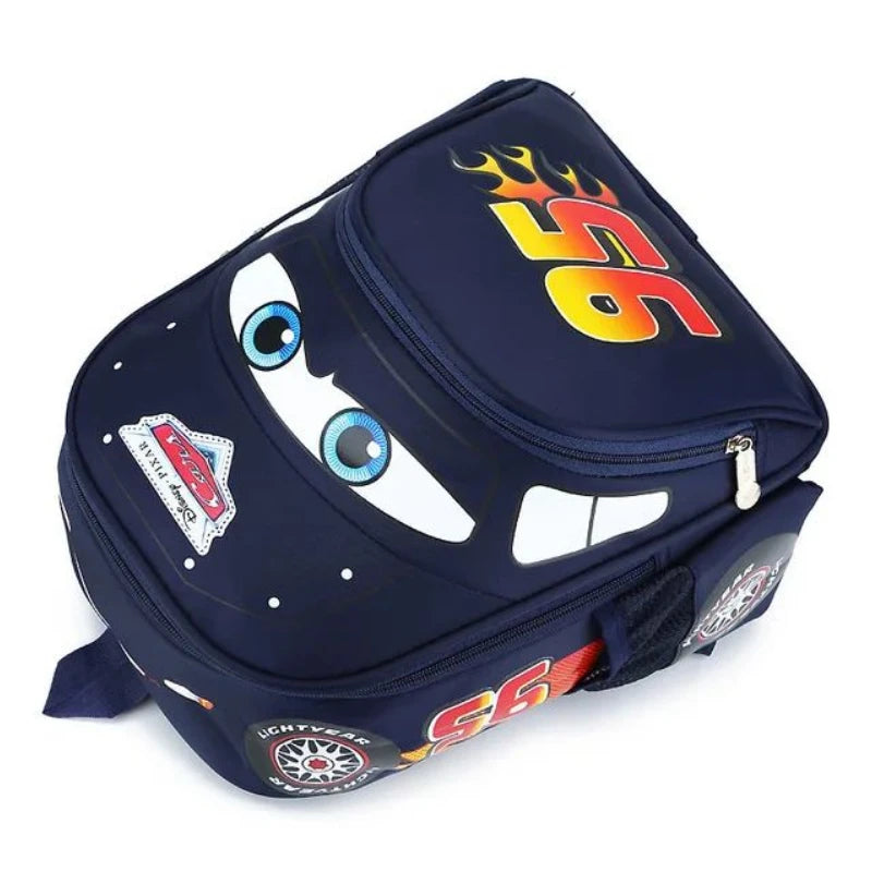 DISNEY PIXAR Cars kindergarten schoolbag , backpack 3D cartoon car