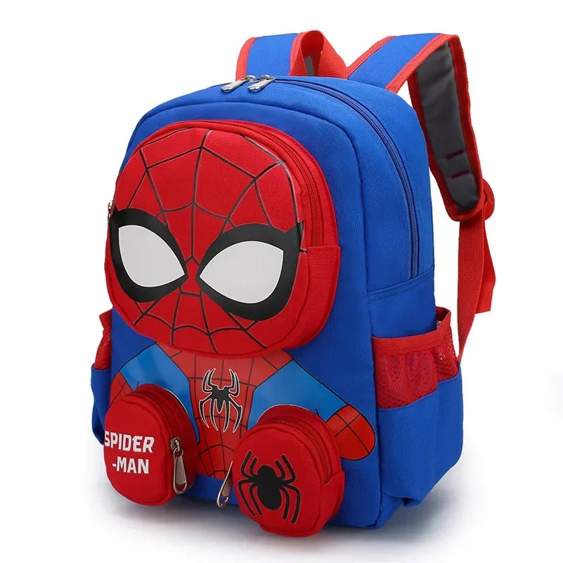 Marvel Spider Man Large Capacity Children's Backpack Stereoscopic Cartoon Multiple Pockets Schoolbag