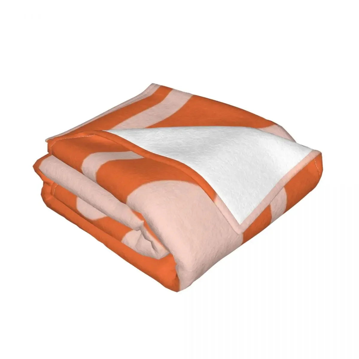 Liquid Swirl Abstract Pattern in Orange and Pale Blush Throw Blanket Stuffed Blankets Blanket Sofa