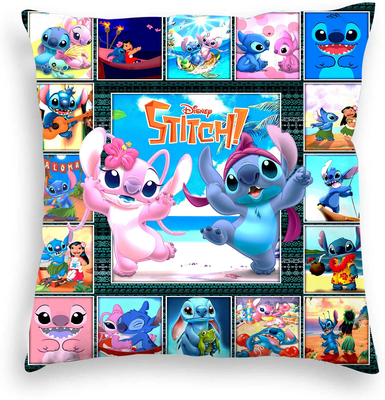 Stitch Double Sided Print Pillowcase Stitch Pillow Pillowcase Children Room Interior Decoration